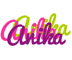 Anika flowers logo