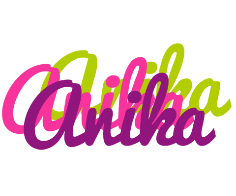 Anika flowers logo