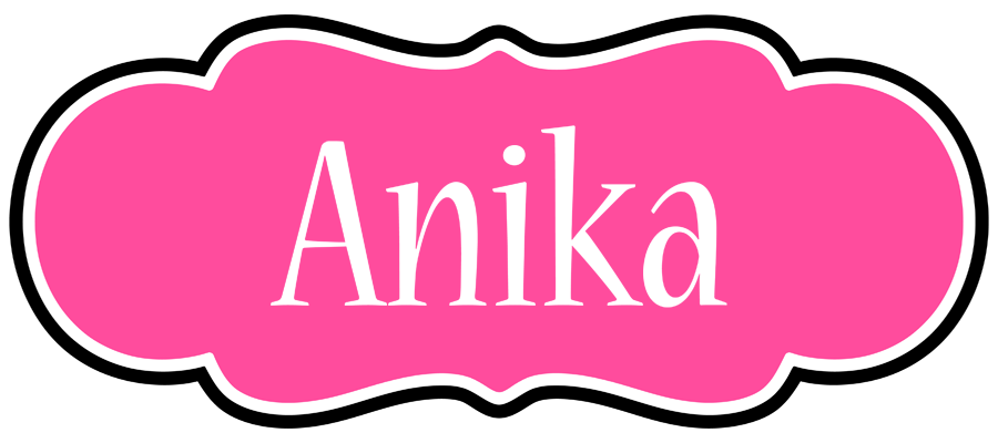 Anika invitation logo