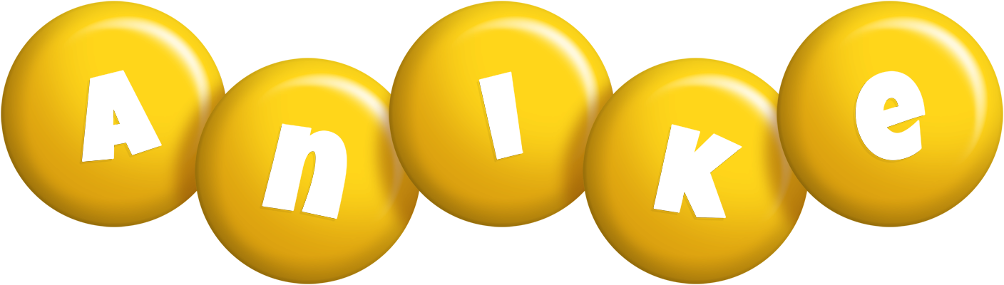 Anike candy-yellow logo