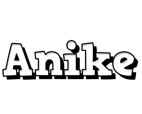Anike snowing logo