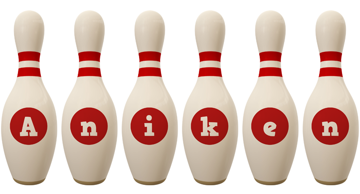 Aniken bowling-pin logo