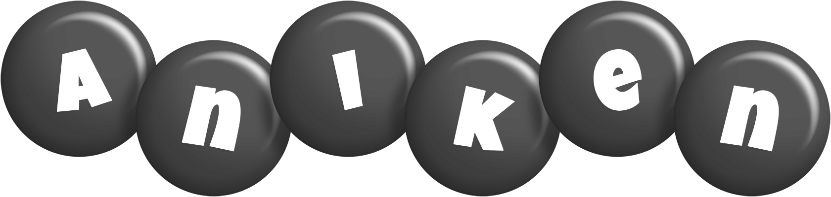 Aniken candy-black logo