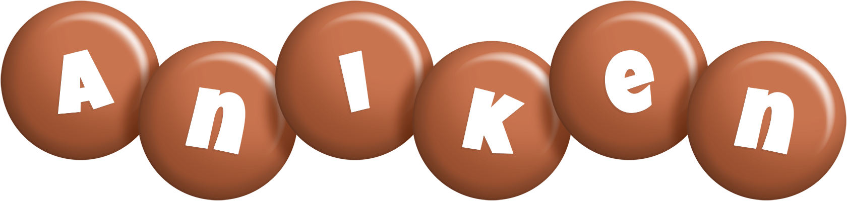 Aniken candy-brown logo