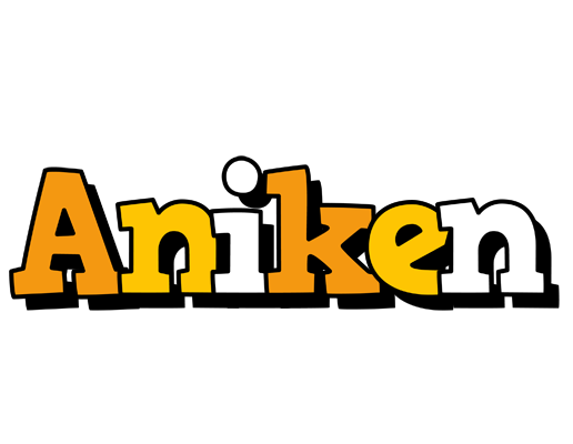 Aniken cartoon logo