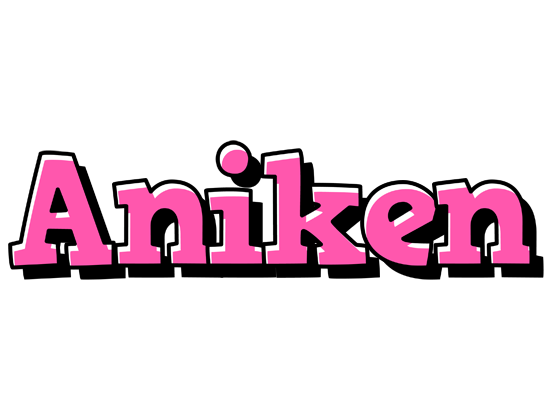 Aniken girlish logo