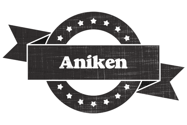 Aniken grunge logo