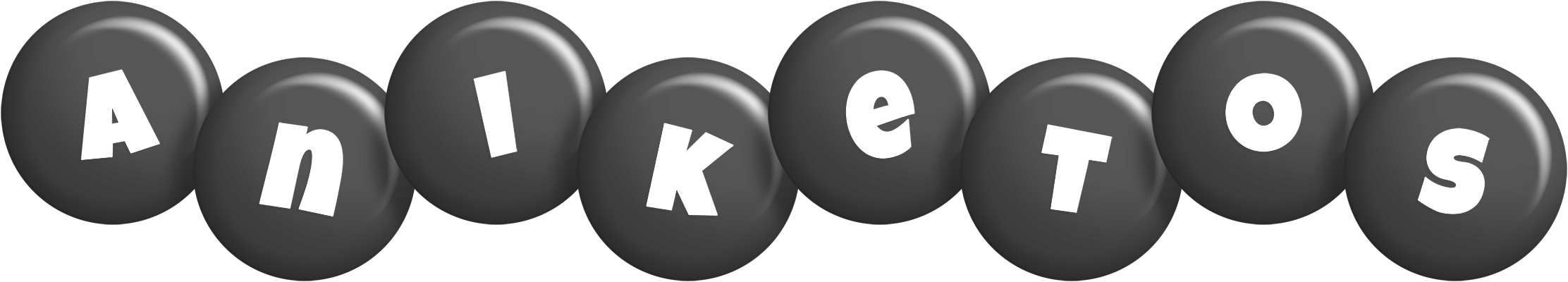 Aniketos candy-black logo
