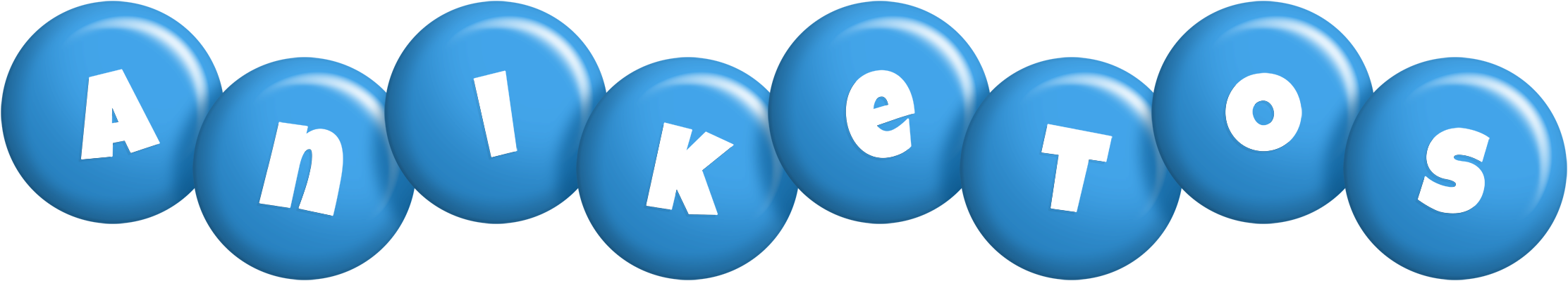 Aniketos candy-blue logo