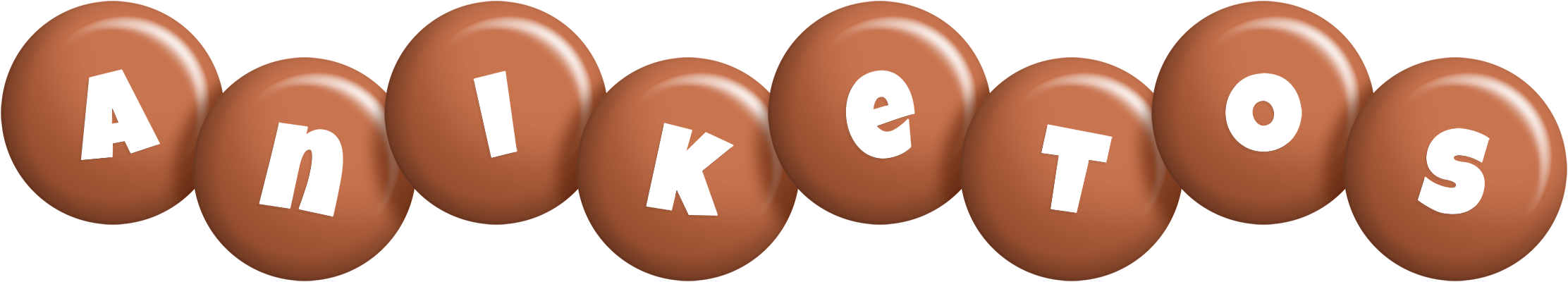 Aniketos candy-brown logo