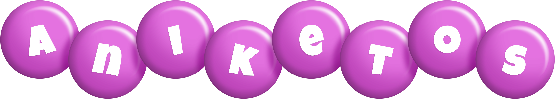 Aniketos candy-purple logo