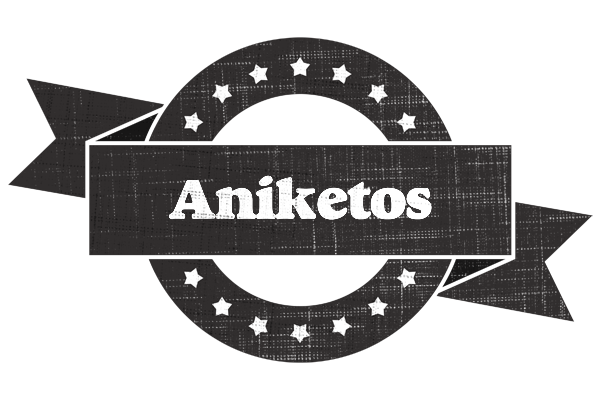 Aniketos grunge logo