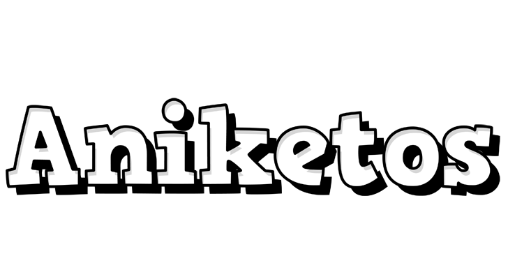 Aniketos snowing logo