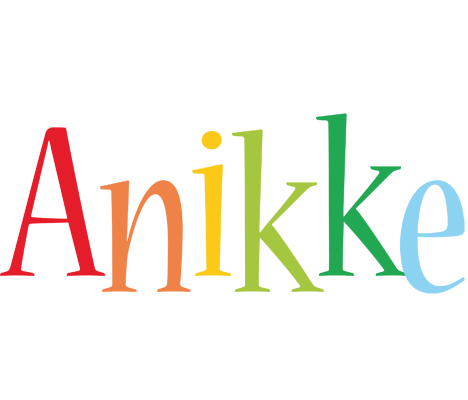Anikke birthday logo