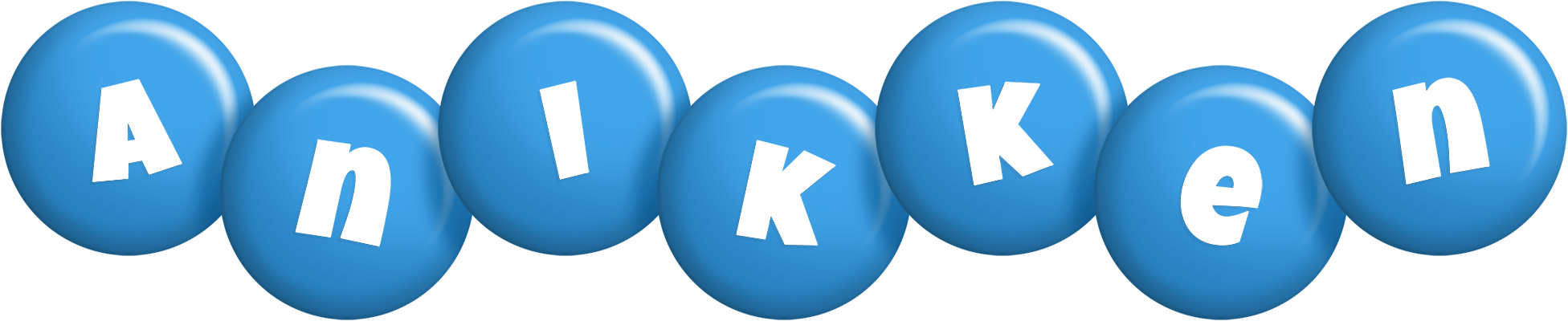 Anikken candy-blue logo