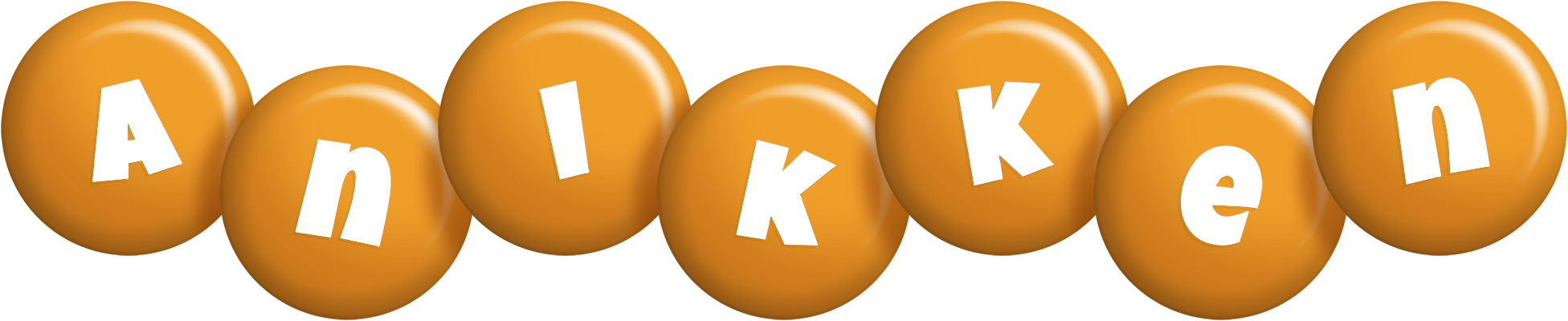 Anikken candy-orange logo