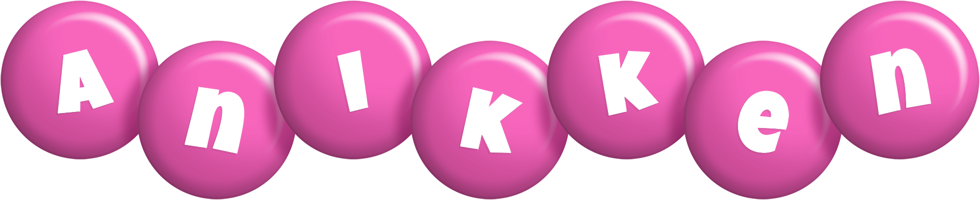Anikken candy-pink logo
