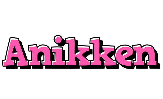 Anikken girlish logo