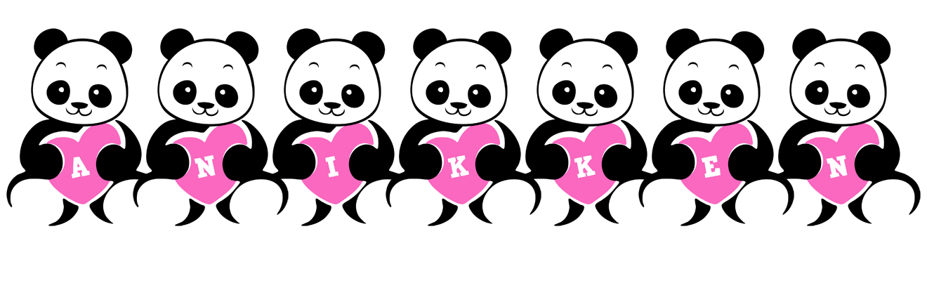 Anikken love-panda logo