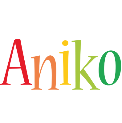 Aniko birthday logo