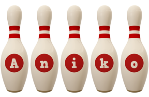 Aniko bowling-pin logo