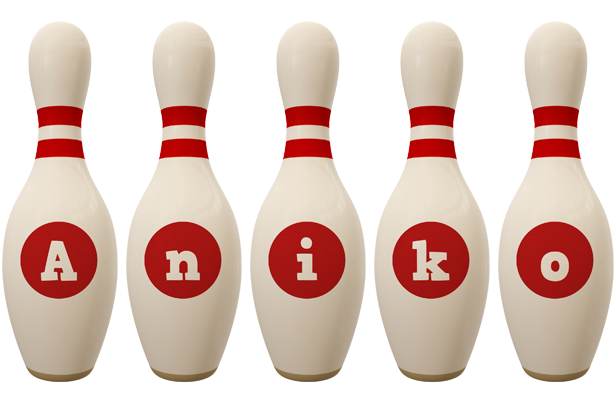 Aniko bowling-pin logo