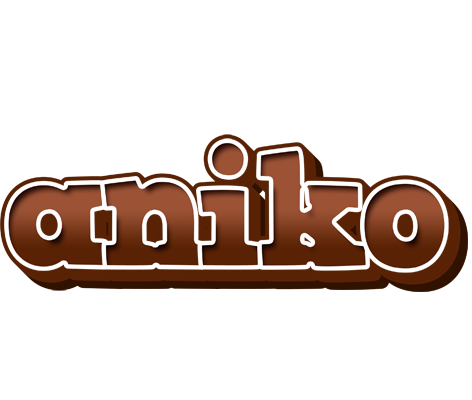 Aniko brownie logo