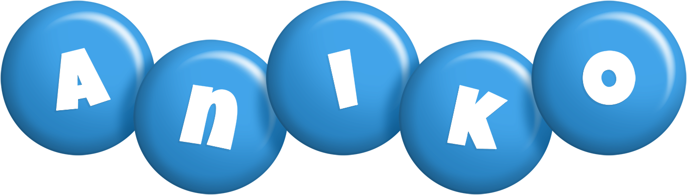 Aniko candy-blue logo