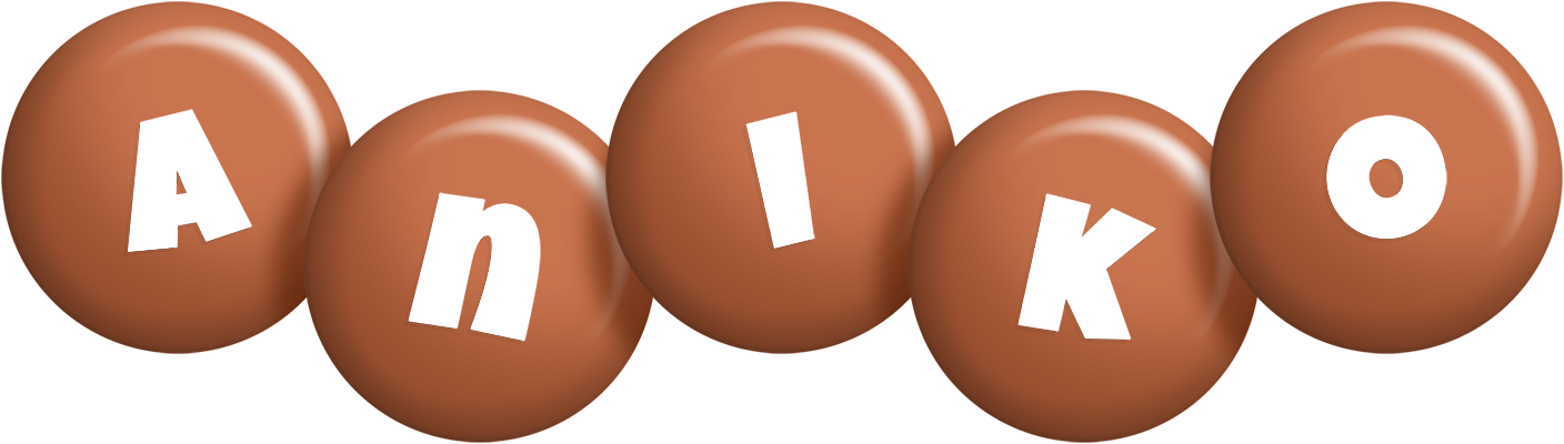 Aniko candy-brown logo
