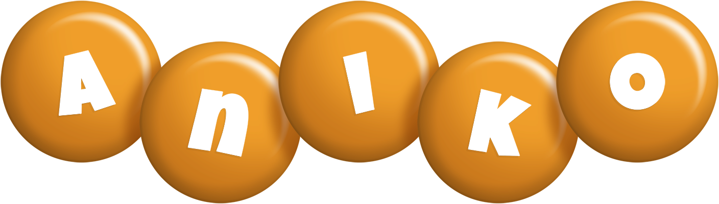 Aniko candy-orange logo