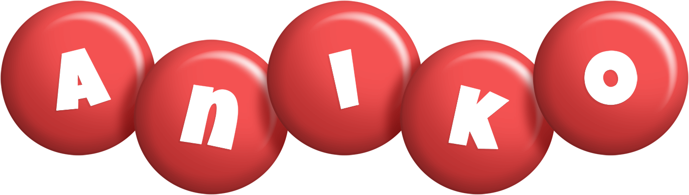 Aniko candy-red logo