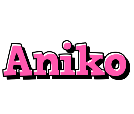 Aniko girlish logo