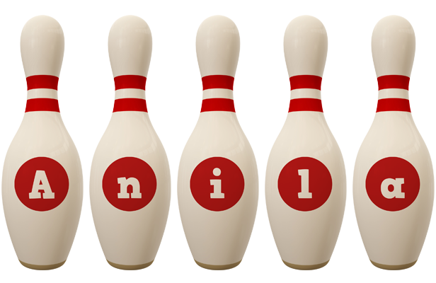 Anila bowling-pin logo
