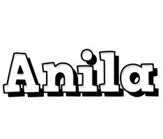 Anila snowing logo