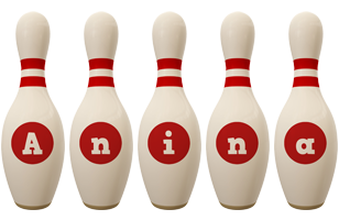 Anina bowling-pin logo