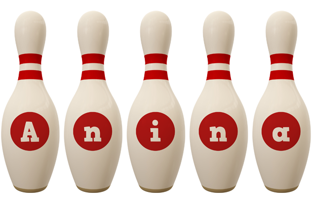 Anina bowling-pin logo