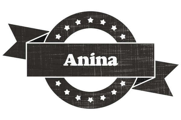 Anina grunge logo