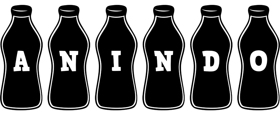 Anindo bottle logo