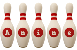 Anine bowling-pin logo