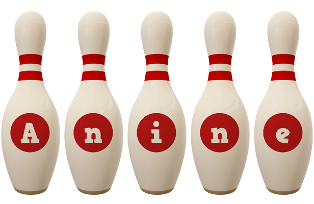 Anine bowling-pin logo