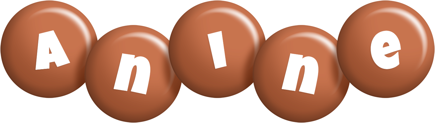 Anine candy-brown logo