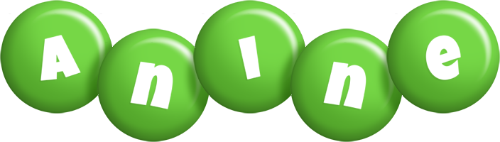 Anine candy-green logo