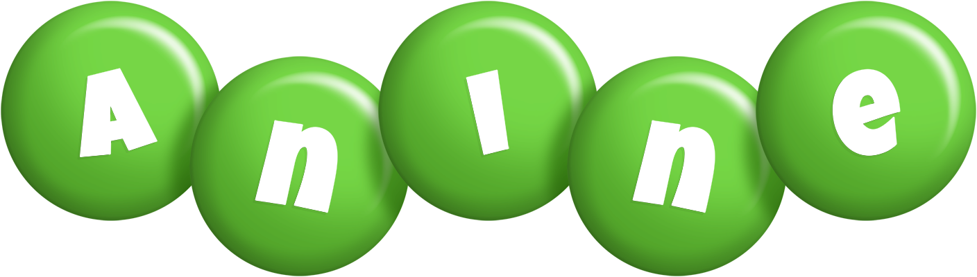 Anine candy-green logo