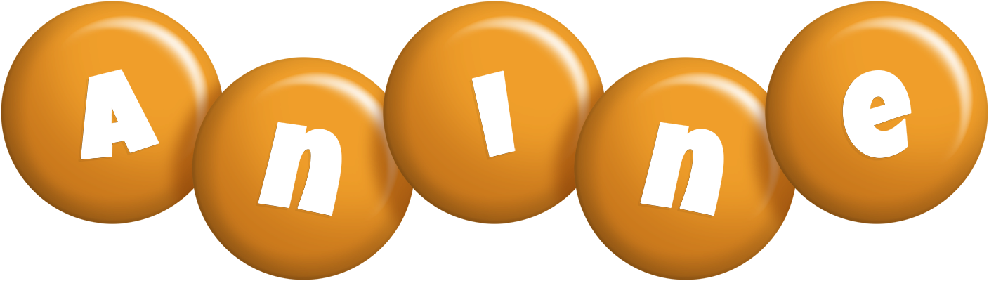 Anine candy-orange logo