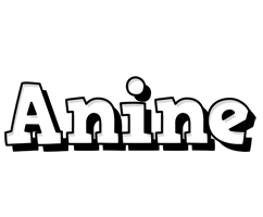 Anine snowing logo
