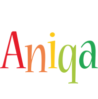 Aniqa birthday logo