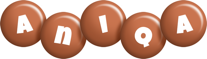 Aniqa candy-brown logo