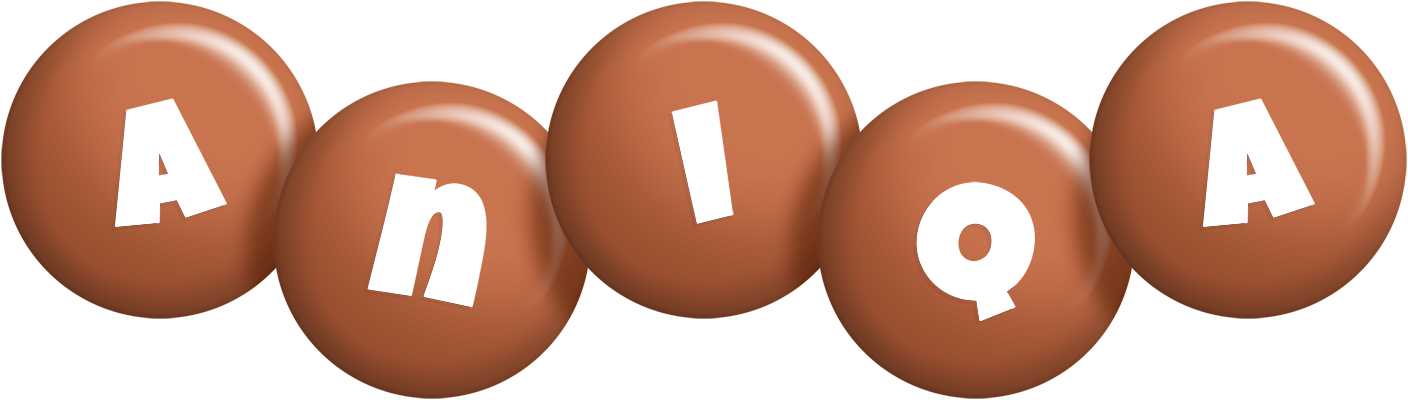 Aniqa candy-brown logo