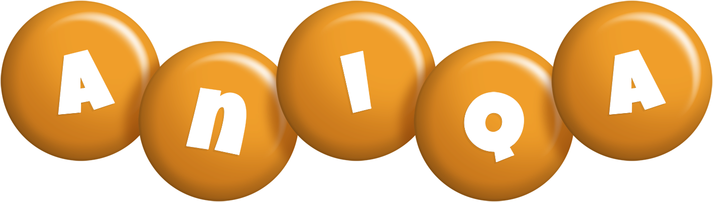 Aniqa candy-orange logo