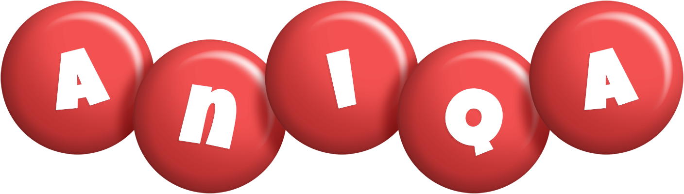 Aniqa candy-red logo